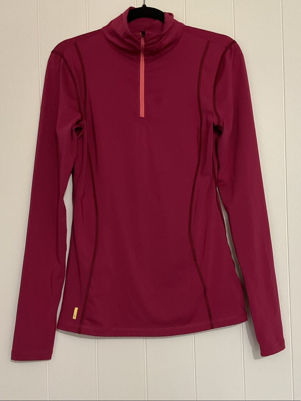 Lole Women's Long-Sleeve Quarter-Zip Top - Raspberry